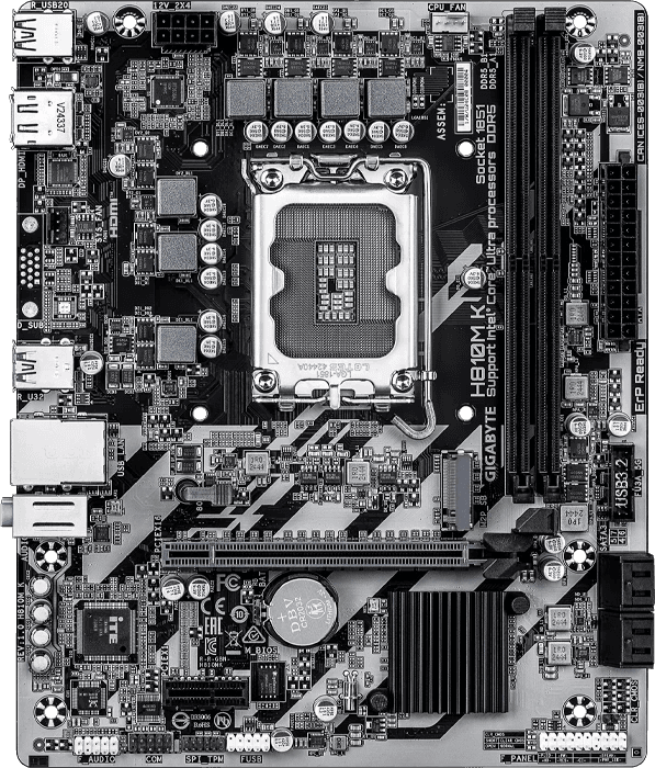 مادربرد گیگابایت مدل H810M K DDR5