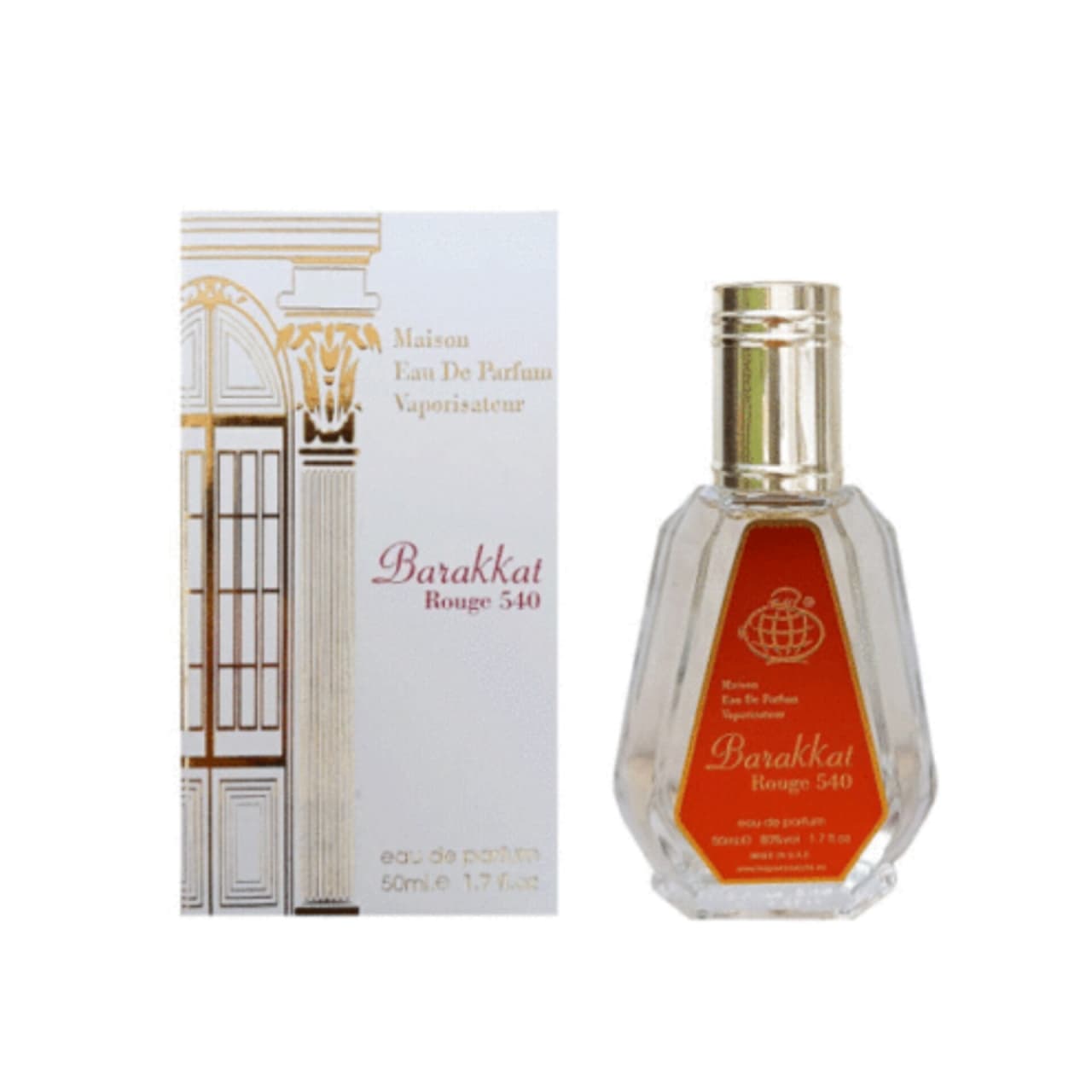 ادکلن زنانه مردانه فراگرنس ورد مدل باکارات سفید حجم ۵۰ میل