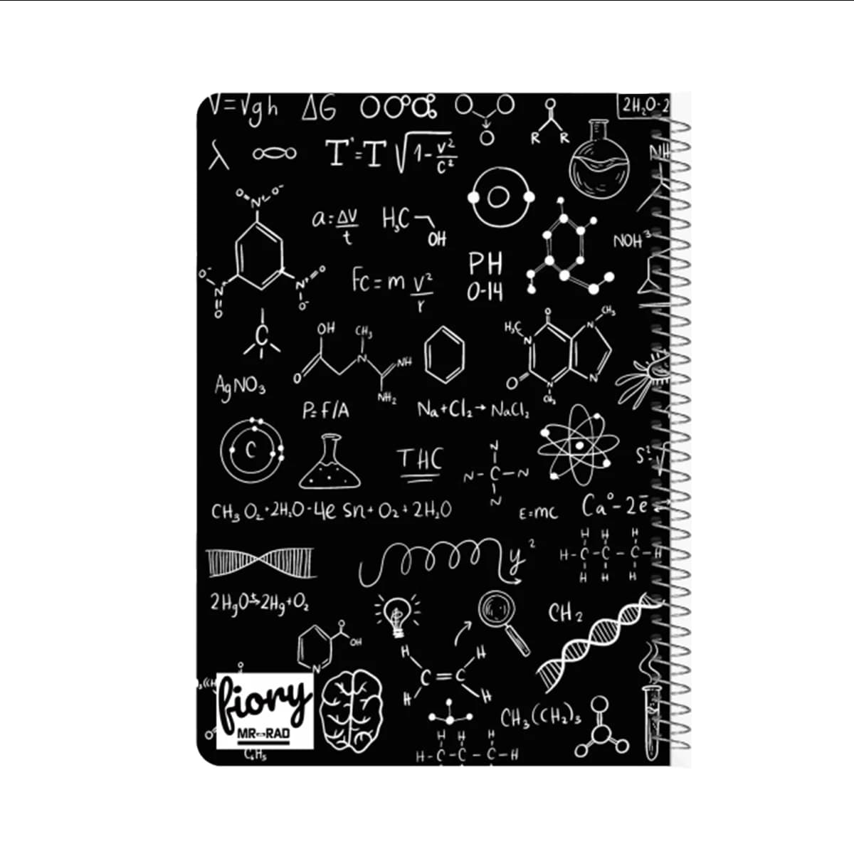 دفتر مشق 50 برگ مستر راد مدل دفتر شیمی کد 1716