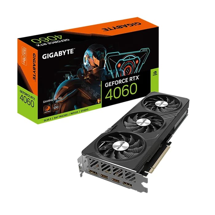 کارت گرافیک گیگابایت مدل GeForce RTX 4060 GAMING 8GB OC