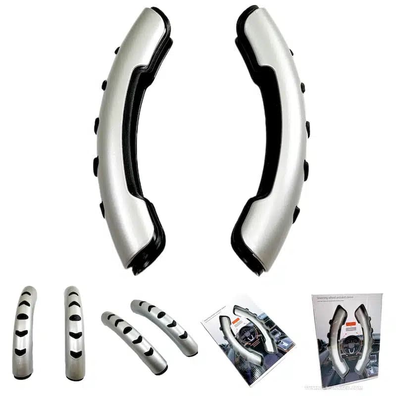 کاور فرمان خلبانی ۲ تیکه نقره ای مدل تسلا