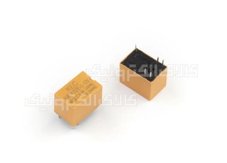 رله بوبین کنار 12 ولت 1 کنتاکت 3 آمپر KEC | HJR-4102E-L-12VDC