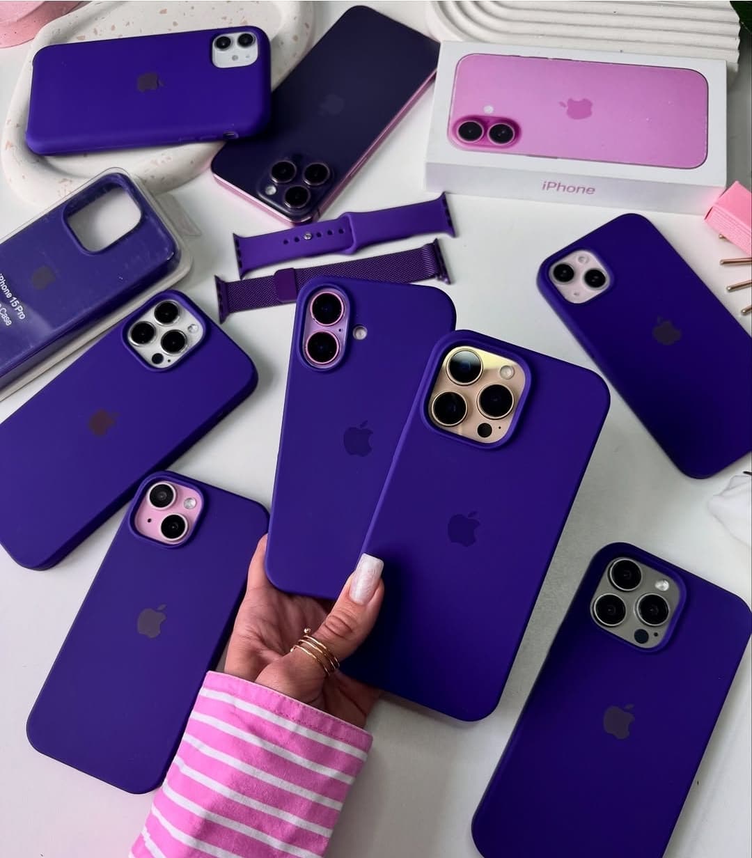 قاب سیلیکونی اورجینال بدون محافظ لنز بنفش آمیتیس