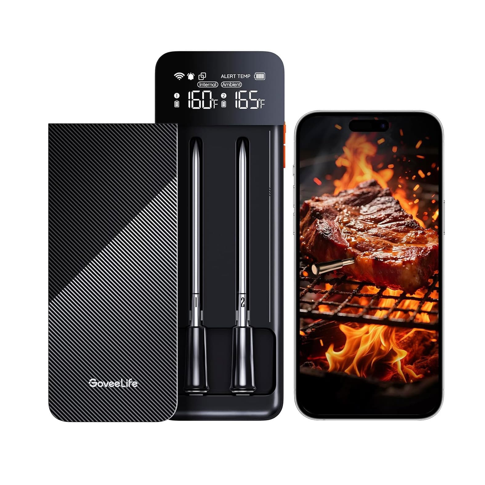 دماسنج گوشت ومرغ باربیکیو بیسیم GoveeLife Wireless Meat Thermometer H5192