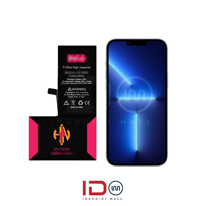 باتری تقویتی گوشی اپل مدل iPhone 13 Pro Max با یک سال گارانتی بی قید و شرط