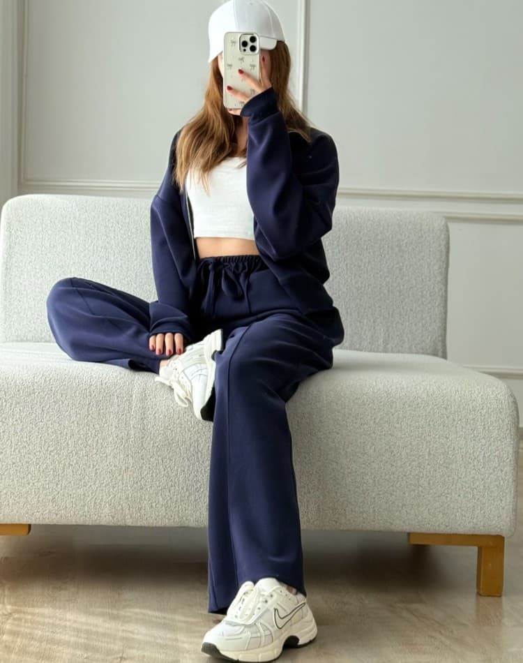 ست اویشو شلوار یقه شکاری