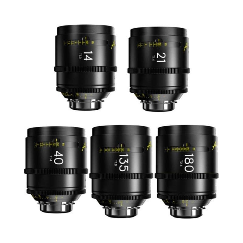 کیت لنز دیزیاوفیلم DZOFilm Arles FF/VV Prime Cine 5-Lens 14/21/40/135/180mm Set