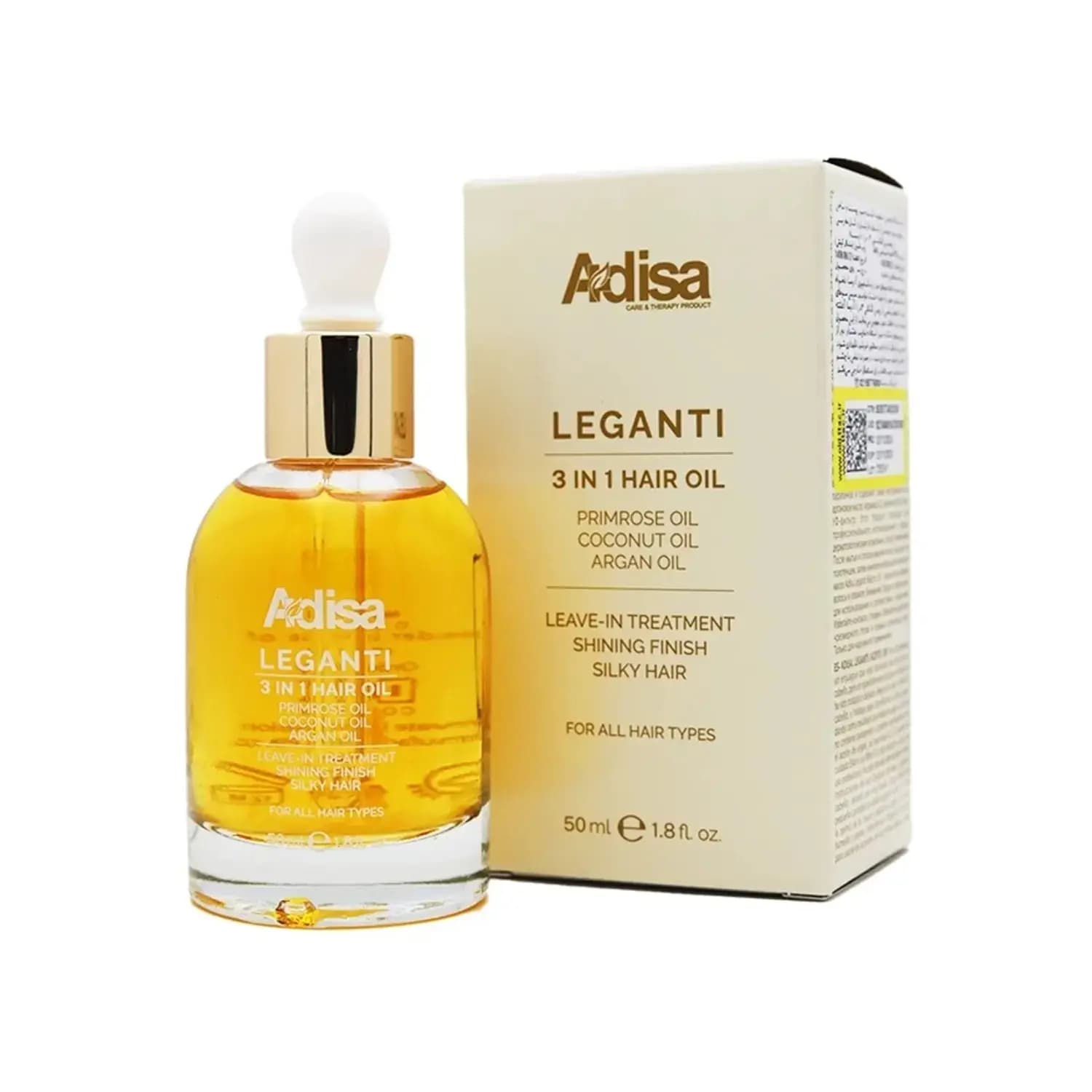 روغن مو آدیسا مدل Legnati مناسب انواع مو حجم 100 میلی لیتر