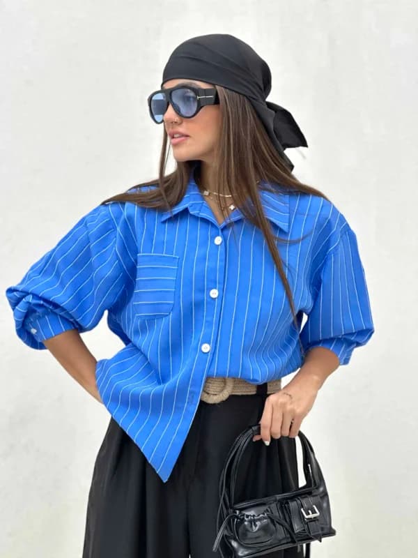 شومیز راه راه باربی