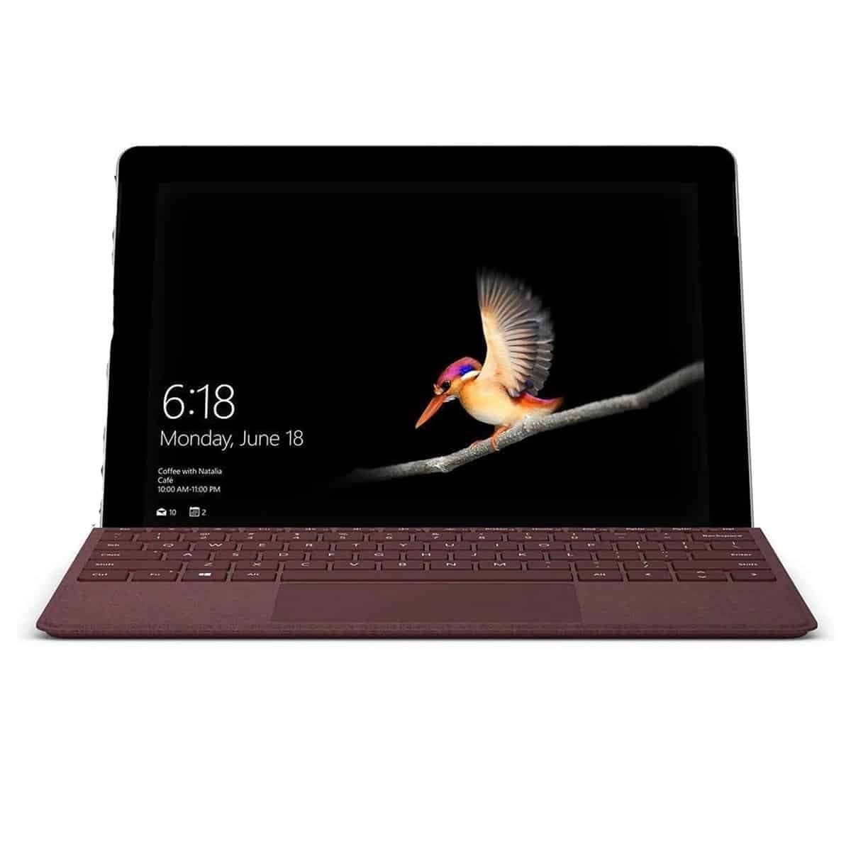 لپ تاپ استوک مایکروسافت سرفیس گو 2- Surface Go 2 M3 ram 8 hard 128 با کیبورد