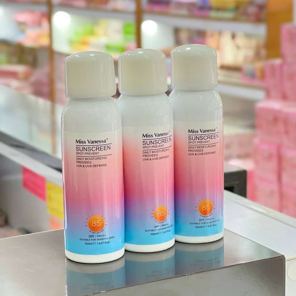 اسپری ضدآفتاب SPF85 ضد لک Miss vanessa
