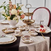 ست قهوه خوری ۶ نفره کاراجا الیزابت رویال بون 90 میلی