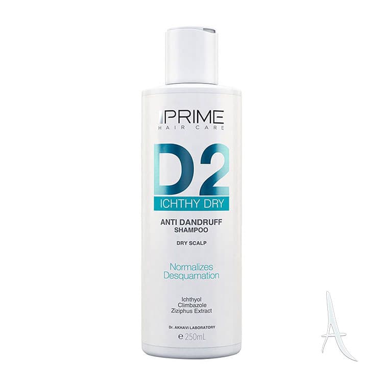 شامپو ضد شوره پوست سر خشک D2 پرایم