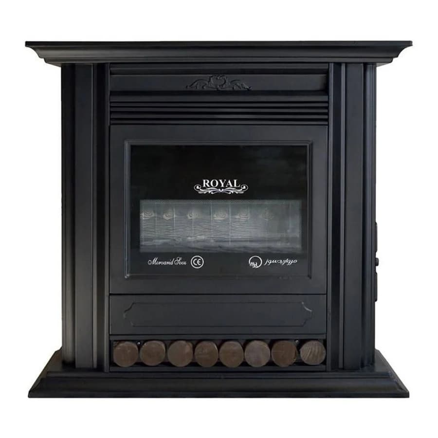 بخاری گازی مروارید سوز طرح شومینه مدل رویال 28000