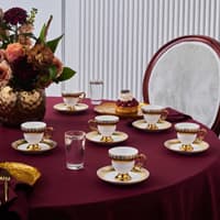 ست قهوه خوری ۶ نفره کاراجا هورم 90 میلی طلایی