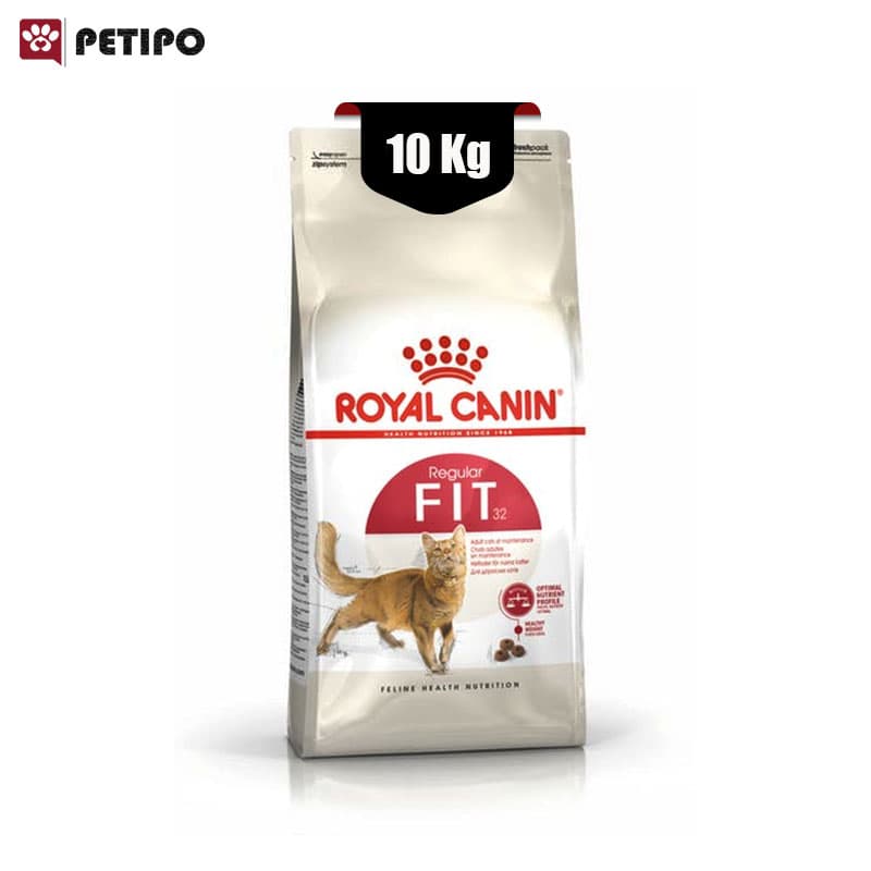 غذای خشک گربه بالغ ریگولار فیت رویال کنین (Royal Cat Canin Regular Fit 32) وزن 10 کیلوگرم