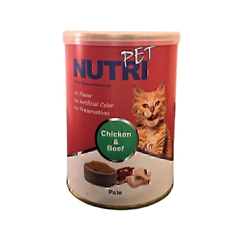 کنسرو غذای سگ نوتری مدل گوشت گاو و مرغ وزن 425 گرم