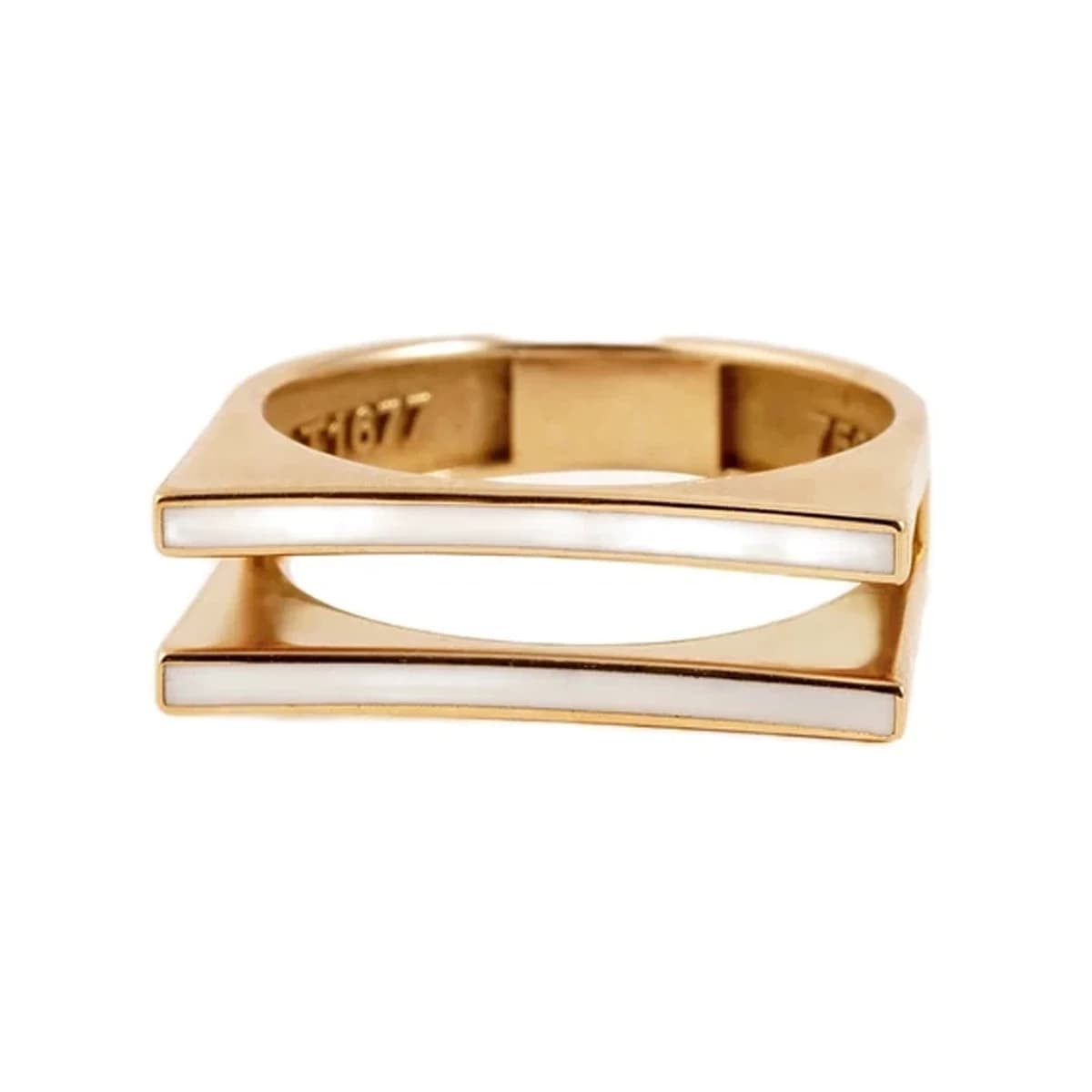 انگشتر طلا 18 عیار زنانه بان گالری مدل همراز سایز 53