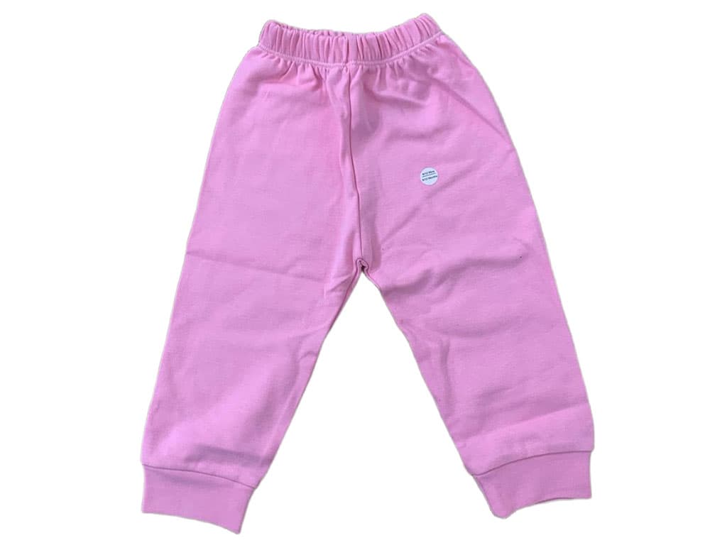 شلوار راحتی نوزادی دخترانه رنگ صورتی رنگ آدمک Adamak