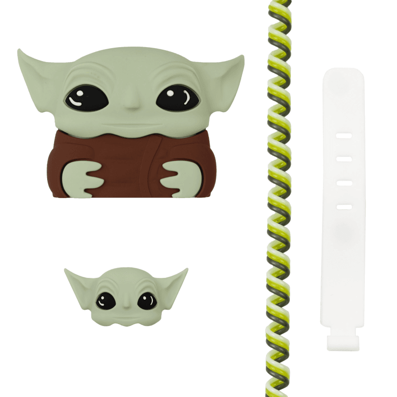 محافظ کابل و شارژر وال کیس 20W اپل طرح بیبی یودا