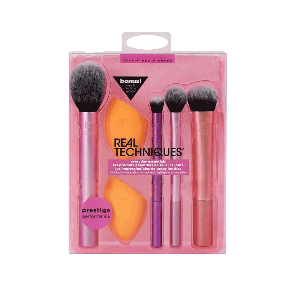 ست براش ریل تکنیک شماره 01786 دو اسپانجه + دو عدد بیوتی بلندر