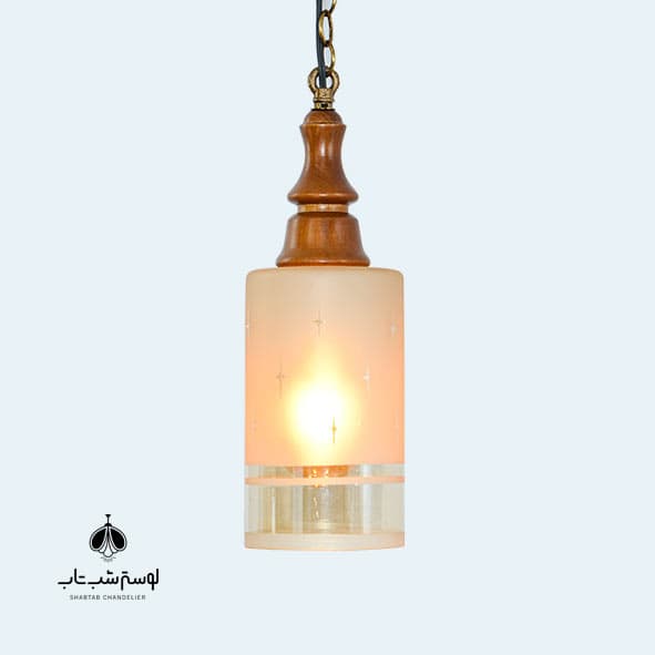 آویز تک شعله السا استوانه 20 دارکار – کد 34