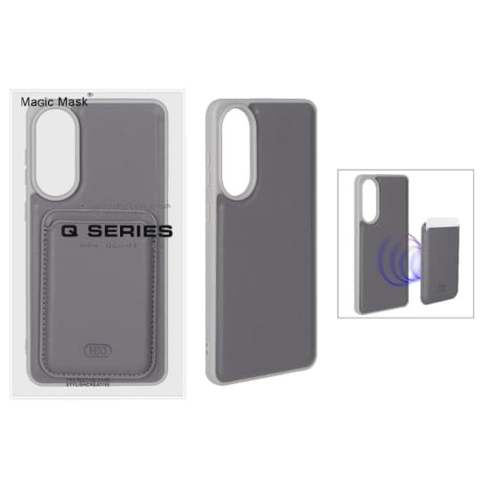 قاب گوشی موبایل چرمی اچ دی دی مدل Q Series با ست جاکارتی مگنتی مگ سیف دار