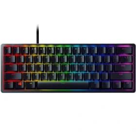 کیبورد گیمینگ RGB مکانیکال سیمی ریزر مدل HUNTSMAN MINI
