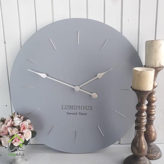 ساعت دیواری لومینوس سفید مدرن