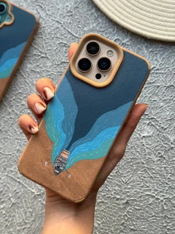 قاب گوشی آیفون قایق تنها