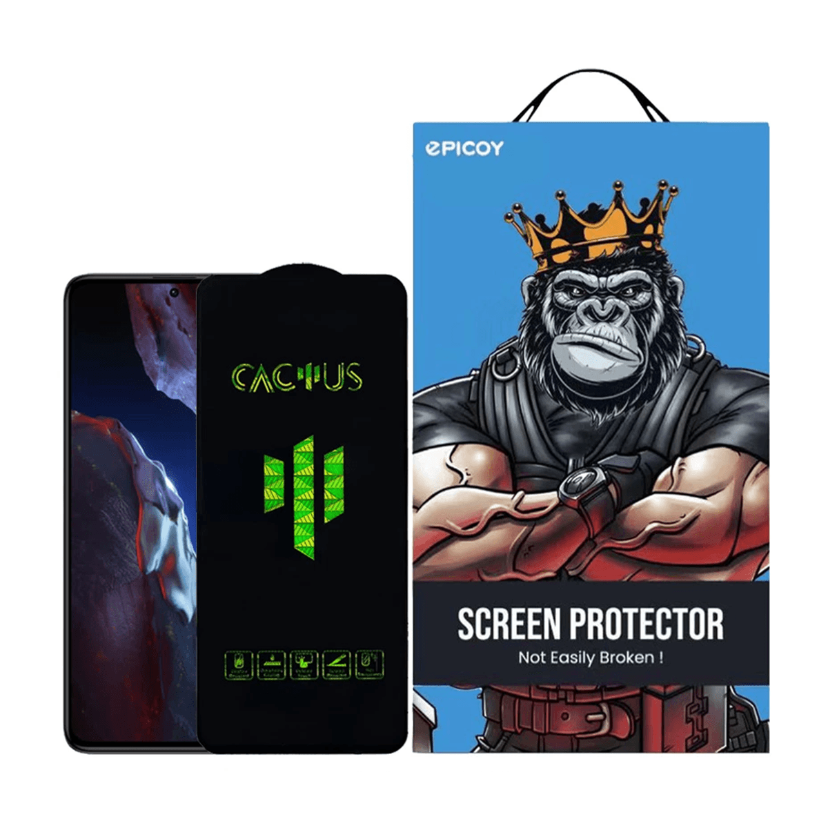 گلس گوشی پوکو F5 Pro اپیکوی مدل Cactus