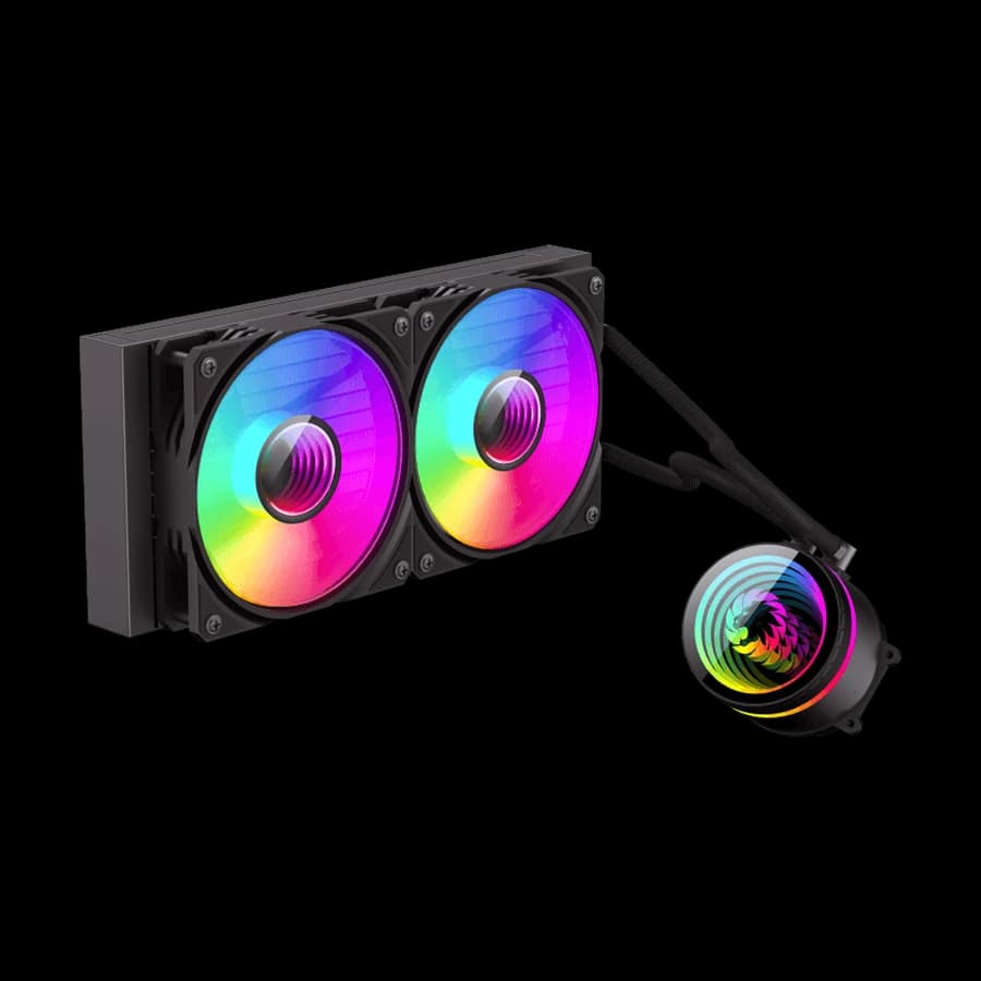 خنک کننده پردازنده گیم مکس Gamemax IceBurg Infinity 240 رنگ مشکی