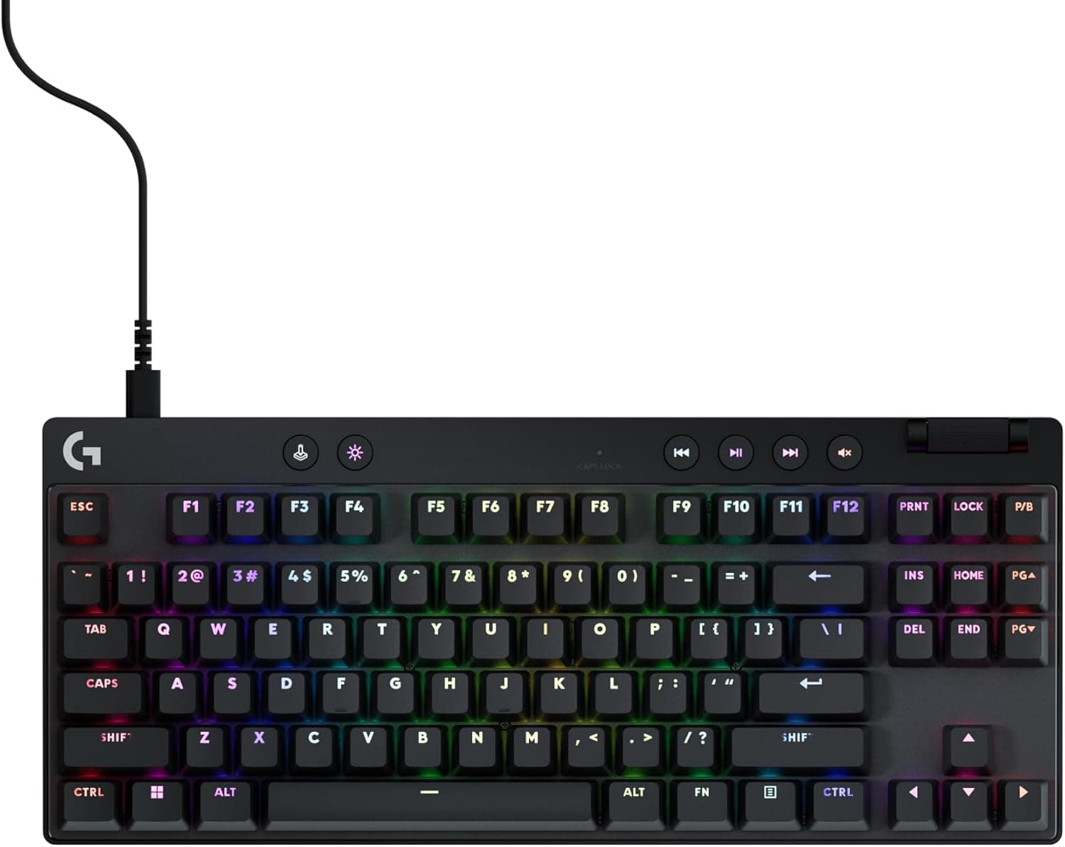 کیبورد گیمینگ لاجیتک مدل G pro X TKL Rapid