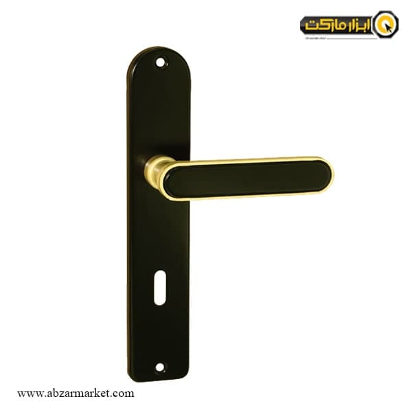 دستگیره پلاک دلتا مشکی و زرد مدل 0121