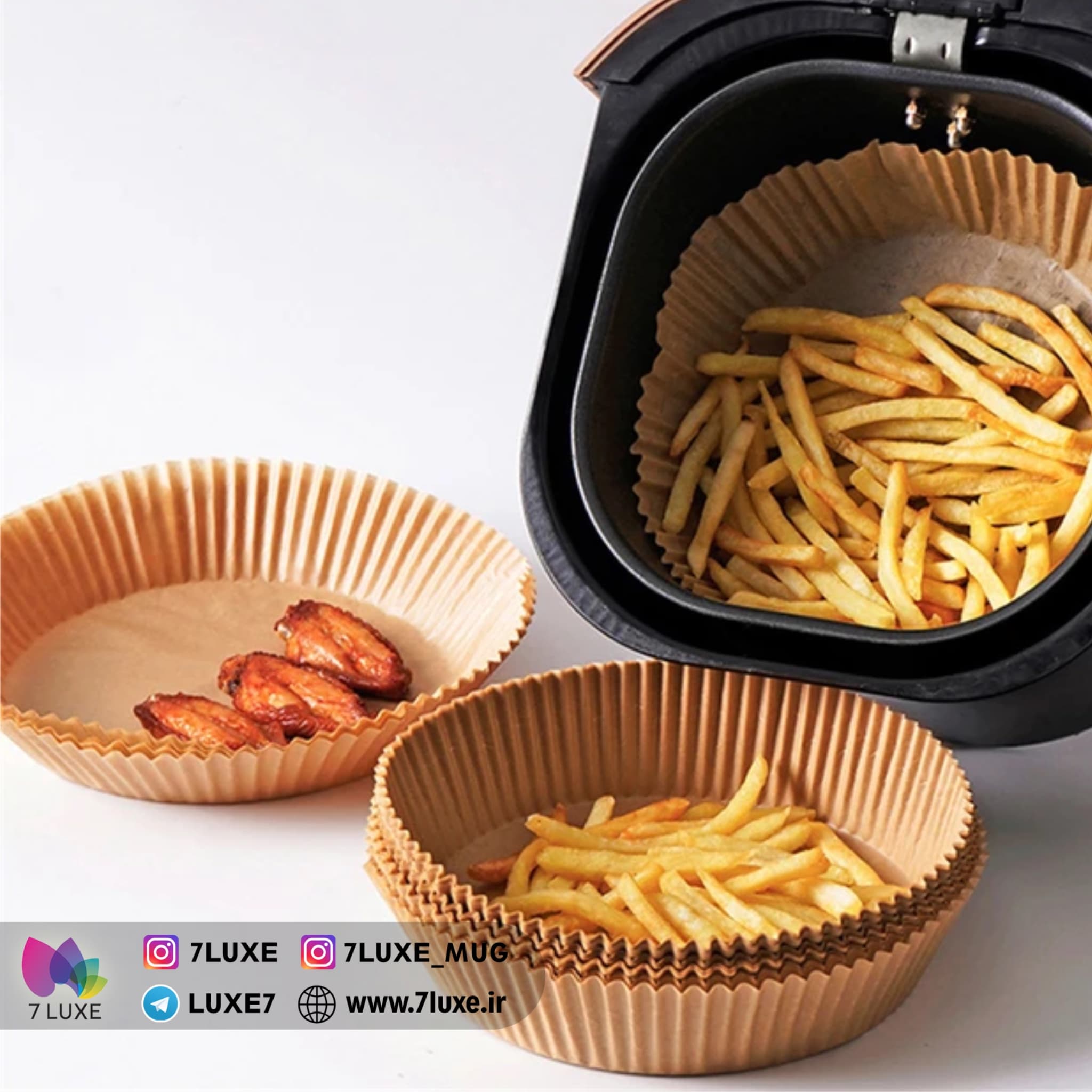 کاغذ هواپز (سرخکن) قطر 20سانت 50عددی