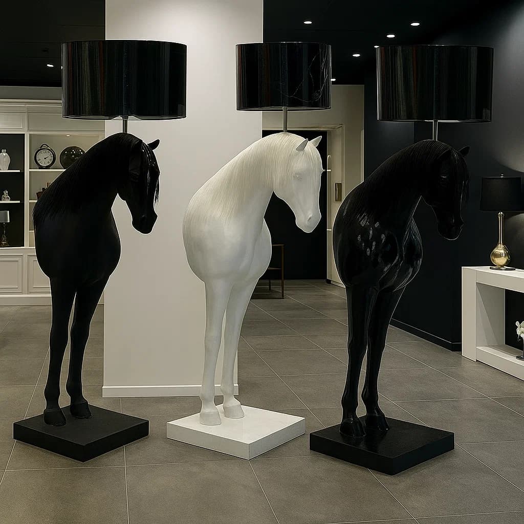 مجسمه آباژور فیگور مدل شوالیه تاریکی (کد 9526)