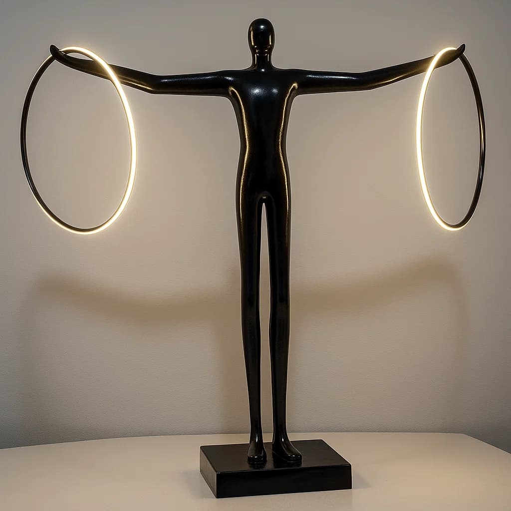 مجسمه فیگور انسان مدل فرمانروای روشنایی (کد 9523)