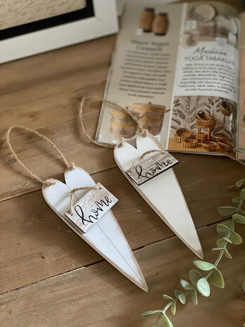 آویز قلب باریک