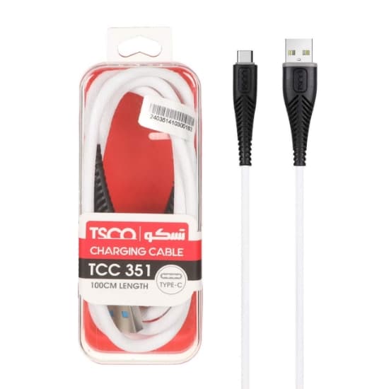 کابل تبدیل USB به USB-C تسکو مدل TCC 351 طول 1 متر