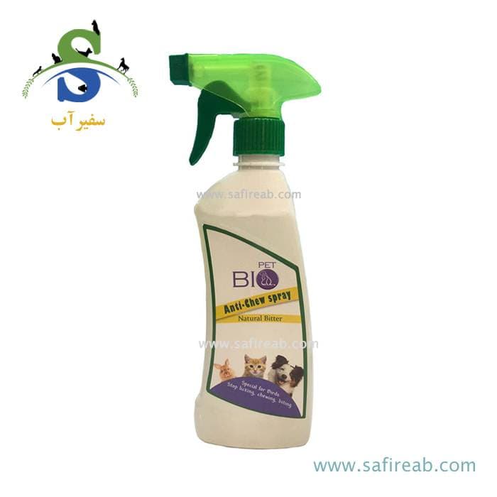 اسپری ضد جویدن سگ و گربه و جوندگان بایو پت (۲۵۰ سیسی)