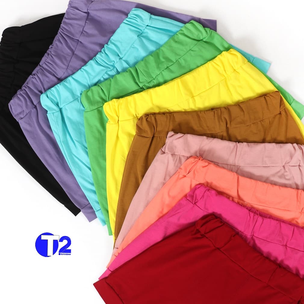 شورتک پنبه لاکرا مدادرنگی (3030)