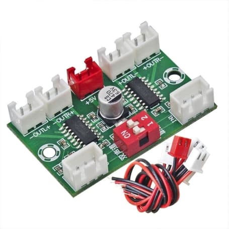 ماژول آمپلی فایر استریو 4x3W کلاس D با تراشه PAM8406
