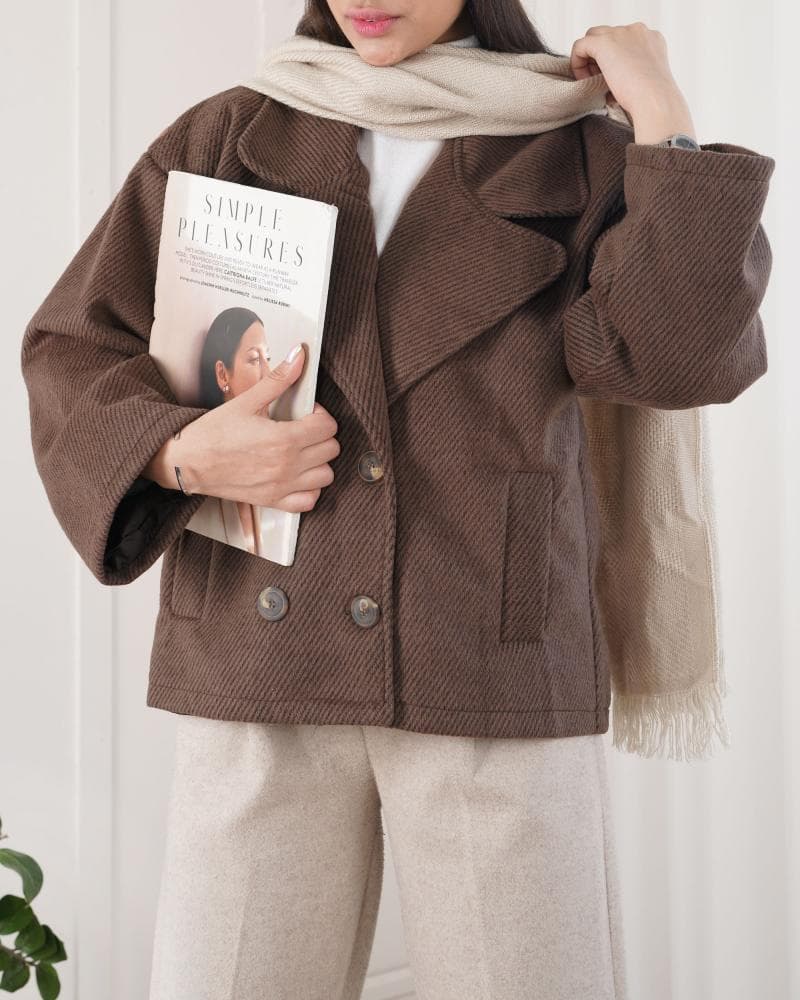 کت کراپ آستر دار پریشاد کد 1204