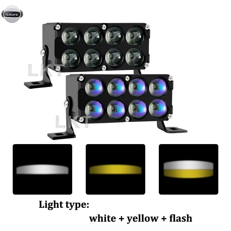 پرژکتور L015 اسپات لایت ۸ لنز ۹۷ وات سفید زرد