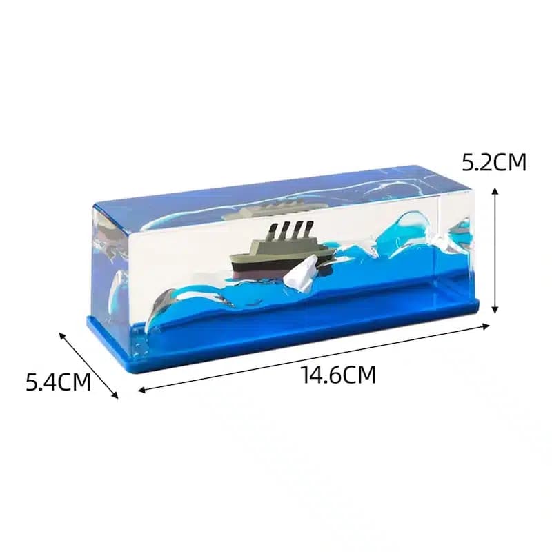 کشتی معلق دکوراتیو اورجینال آبی