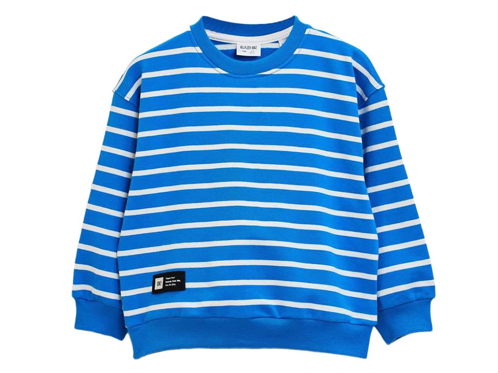 بلوز آستین بلند دورس رنگ آبی بشیر Bashir