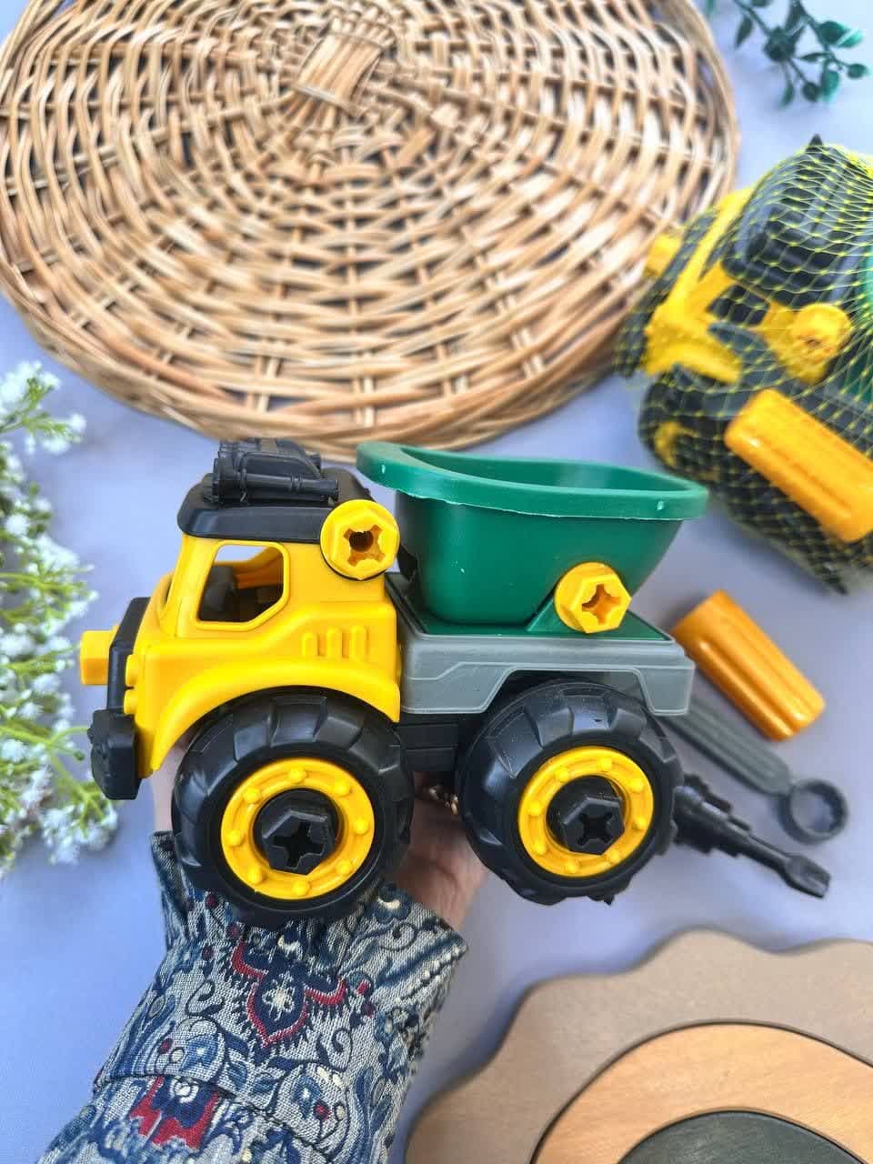 اسباب بازی کامیون راهسازی تکی نوزادی و کودک کد 94011