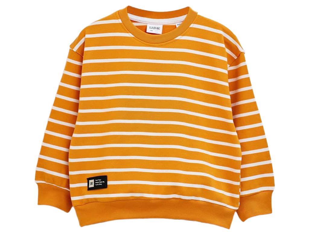 بلوز آستین بلند دورس رنگ پرتقالی بشیر Bashir