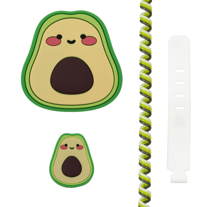 محافظ کابل و شارژر وال کیس 20W اپل طرح آواکادو