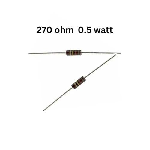 مقاومت ۲۷۰ اهم ۱/۲ یا ۰.۵ وات